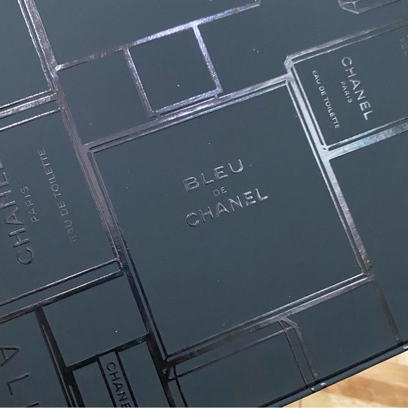 CHANEL Perfume Black EMPTY Gift Box Magnetic Closure Square Box 8.5”X8.5”X3.5” - Picture 13 of 14